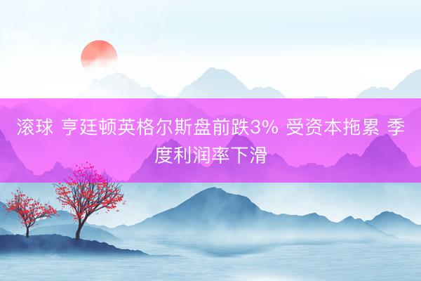 滚球 亨廷顿英格尔斯盘前跌3% 受资本拖累 季度利润率下滑
